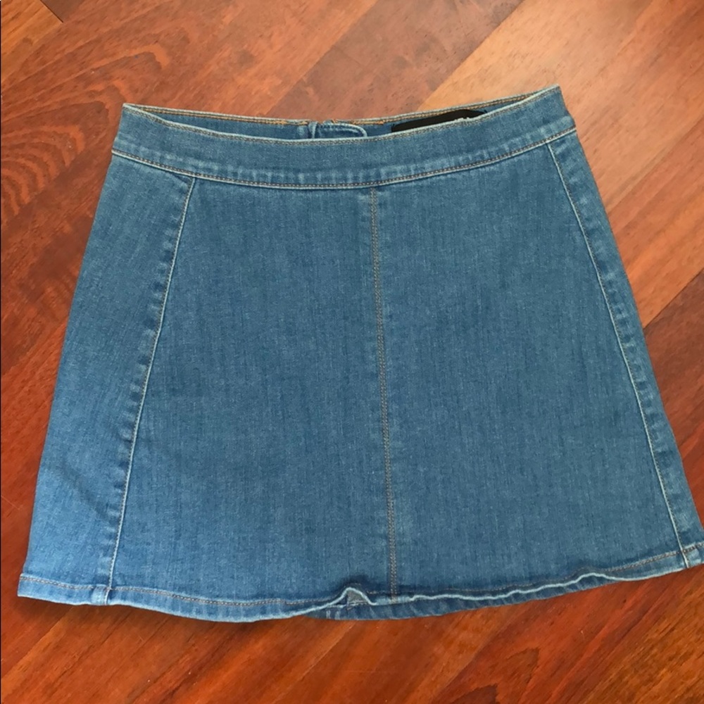 Express jean skirt